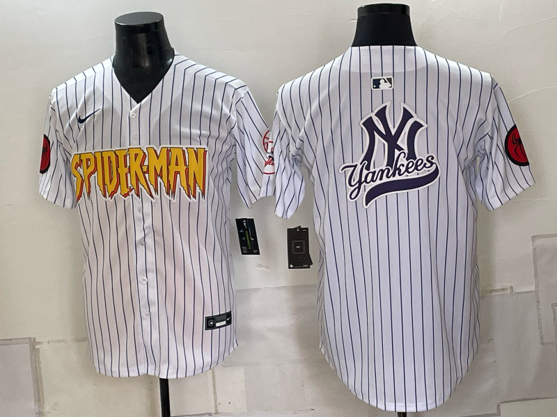 Men 2026 New York Yankees blank white Nike MLB Jersey 0907002->youth mlb jersey->Youth Jersey